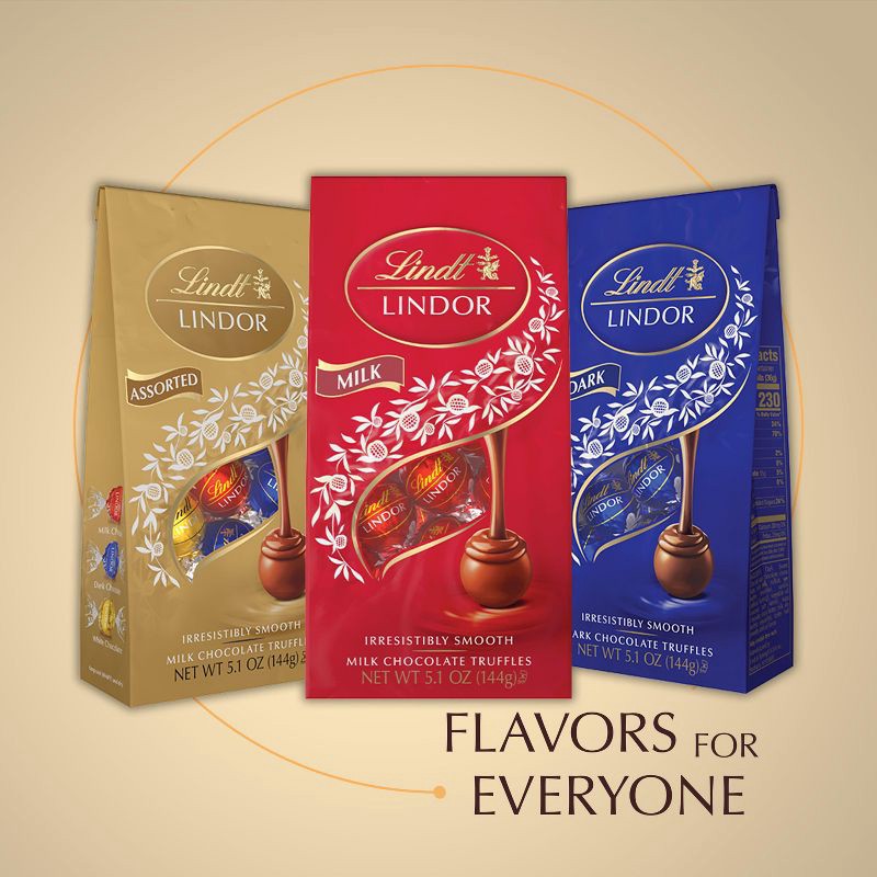 slide 6 of 10, Lindt Lindor White Chocolate Candy Truffles - 5.1oz, 5.1 oz