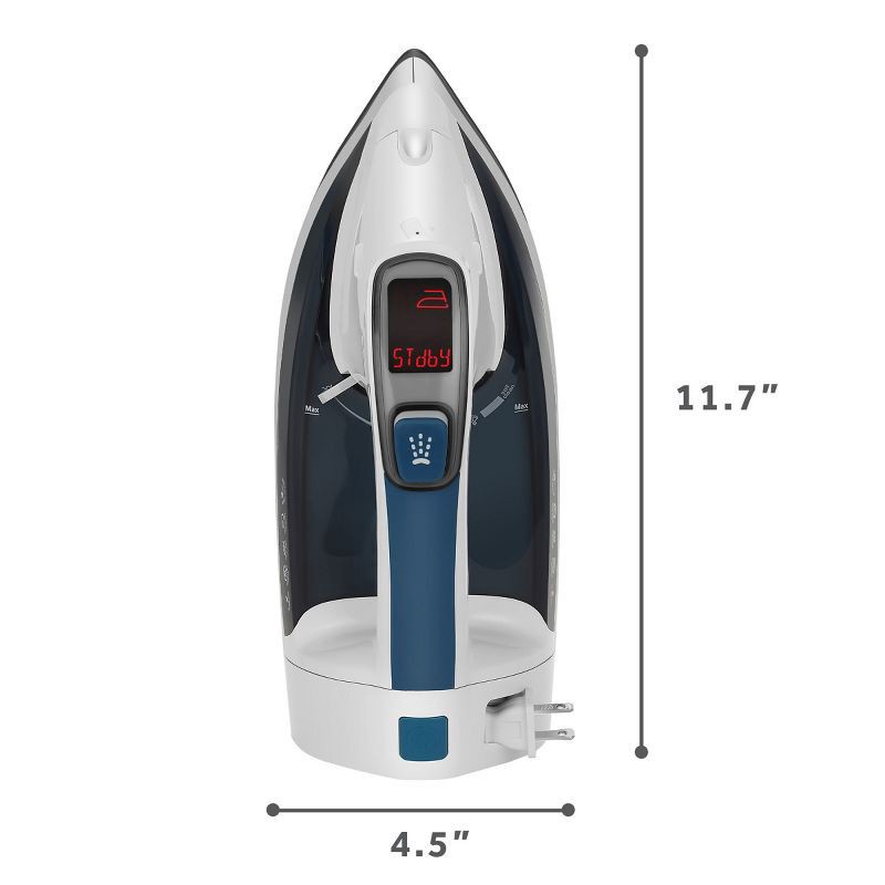 slide 8 of 8, Sunbeam 1700W Digital Pro Steam Iron with Retractable Cord, 1 ct