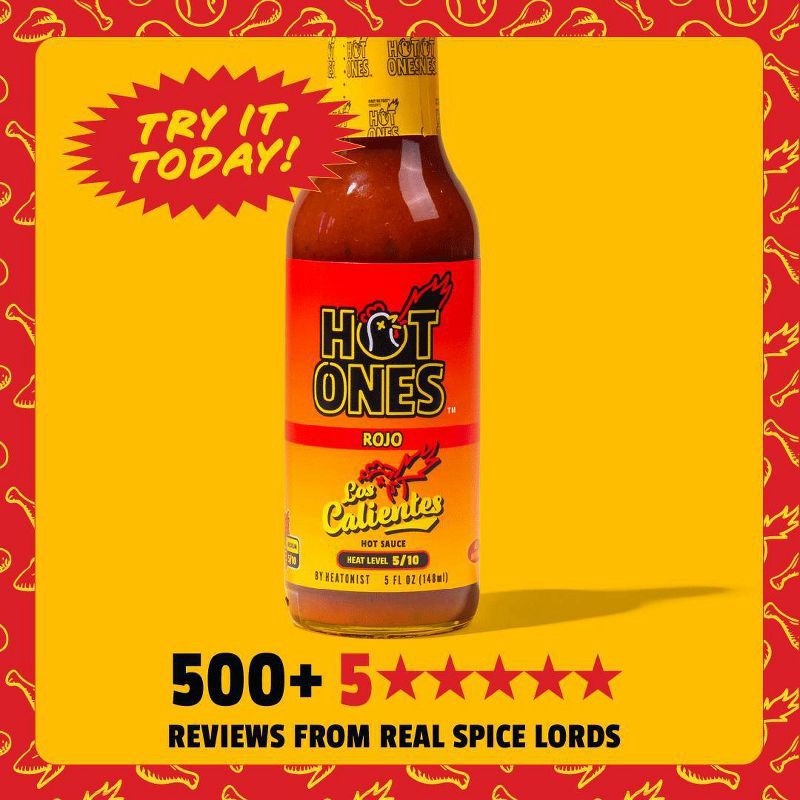 slide 8 of 8, Hot Ones Los Calientes Rojo - 5oz, 5 oz