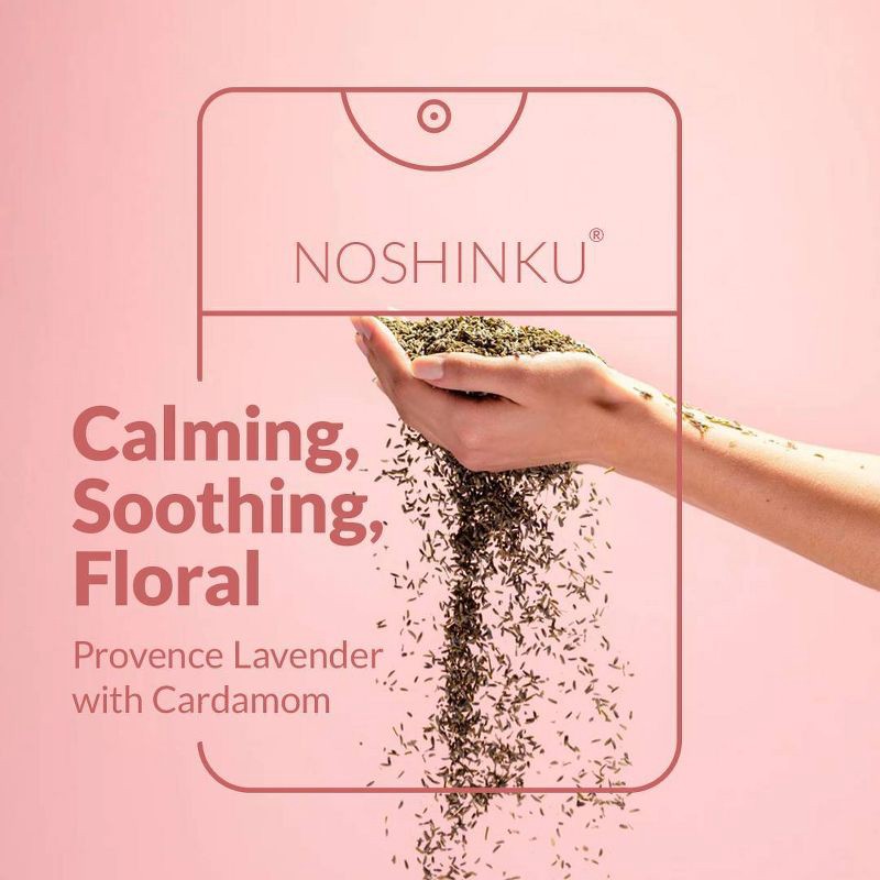 slide 4 of 5, NOSHINKU Refillable Lavendula Ultra Moisturizing Pocket Sanitizer - Trial Size - 20mL, 20 ml