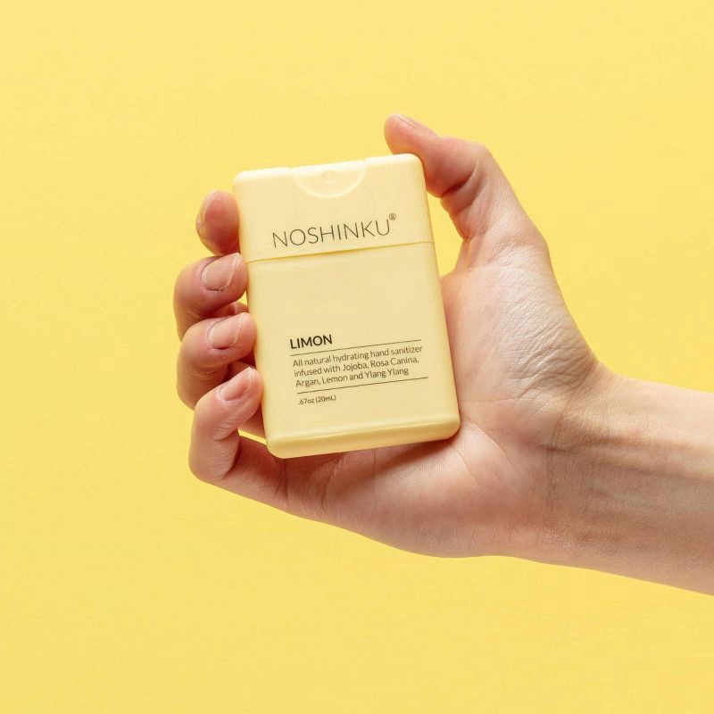 slide 2 of 6, NOSHINKU Refillable Limon Ultra Moisturizing Pocket Sanitizer - Travel Size - 20ml, 20 ml