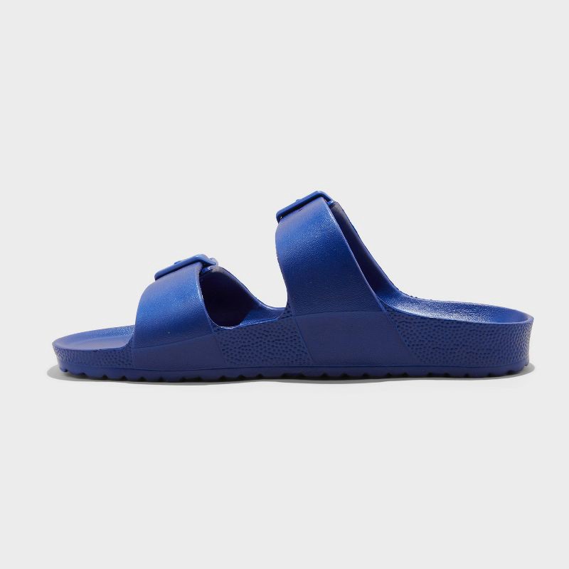 slide 2 of 3, Men's Carson Two Band Sandals - Goodfellow & Co™ Royal Blue 10: Slip-On, Open Toe,, 1 ct