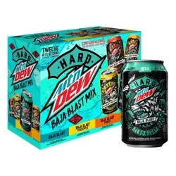 MTN DEW Hard Baja Blast Variety - 12pk/12 fl oz Cans