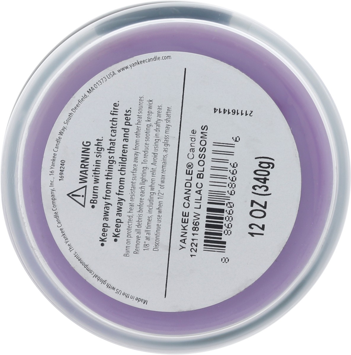 slide 4 of 9, Yankee Candle Lilac Blossoms Candle 1 ea, 1 ct