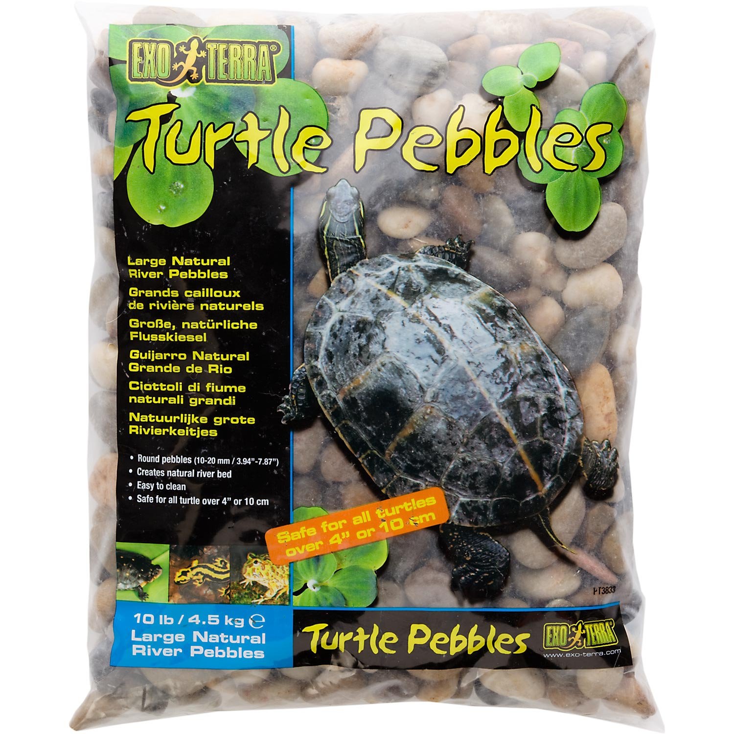 slide 1 of 1, Exo-Terra Turtle Pebbles, 10 lb