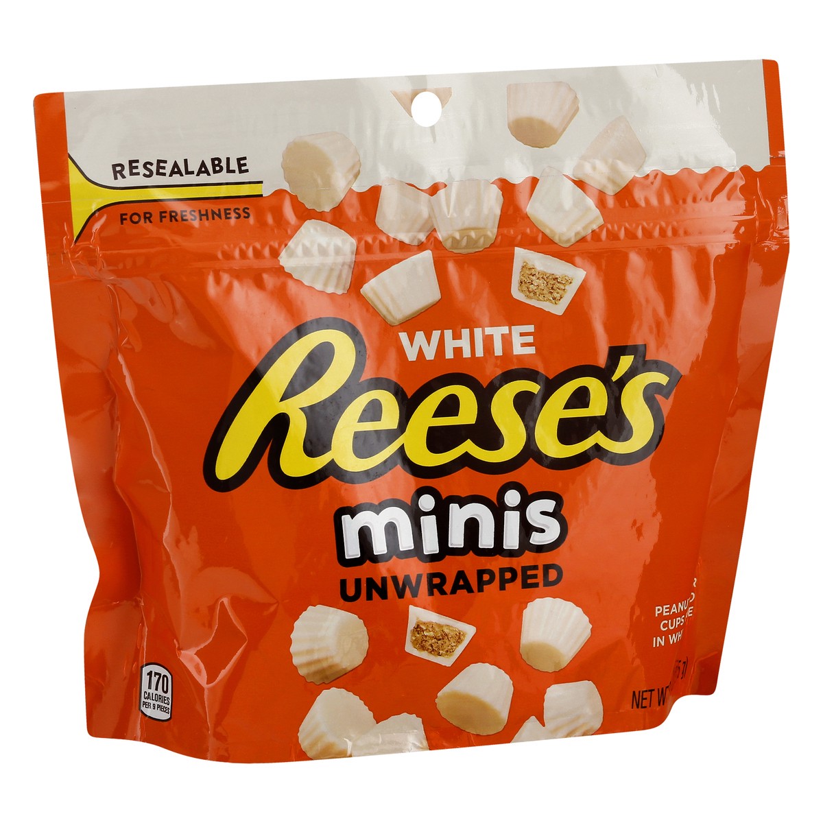 slide 7 of 9, Reese's White Minis Unwrapped Peanut Butter Cups 7.6 oz, 7.6 oz