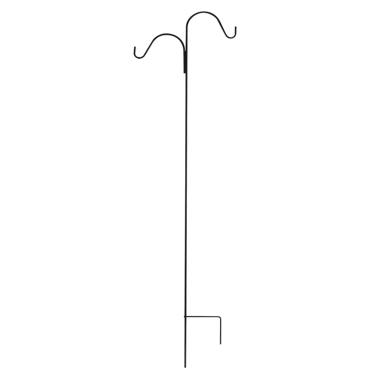 slide 1 of 1, Panacea Double Shepherd Hook, 84 in