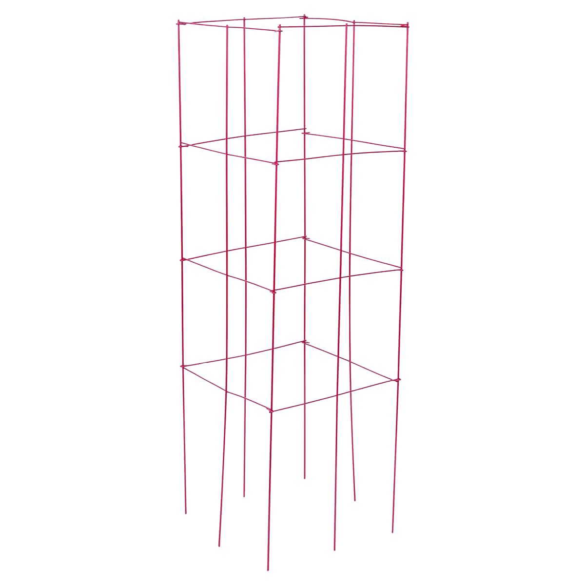 slide 1 of 1, Panacea 4-Panel Tomato Tower Red - 14'', 1 ct