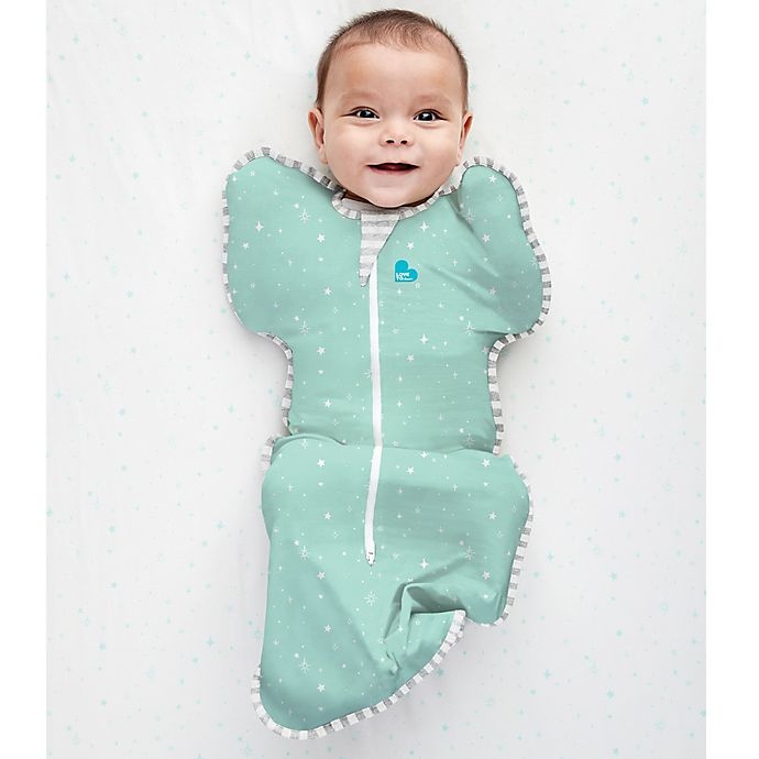 slide 3 of 5, Love to Dream Love To Dream Small Swaddle UP Lite Stars - Mint, 1 ct