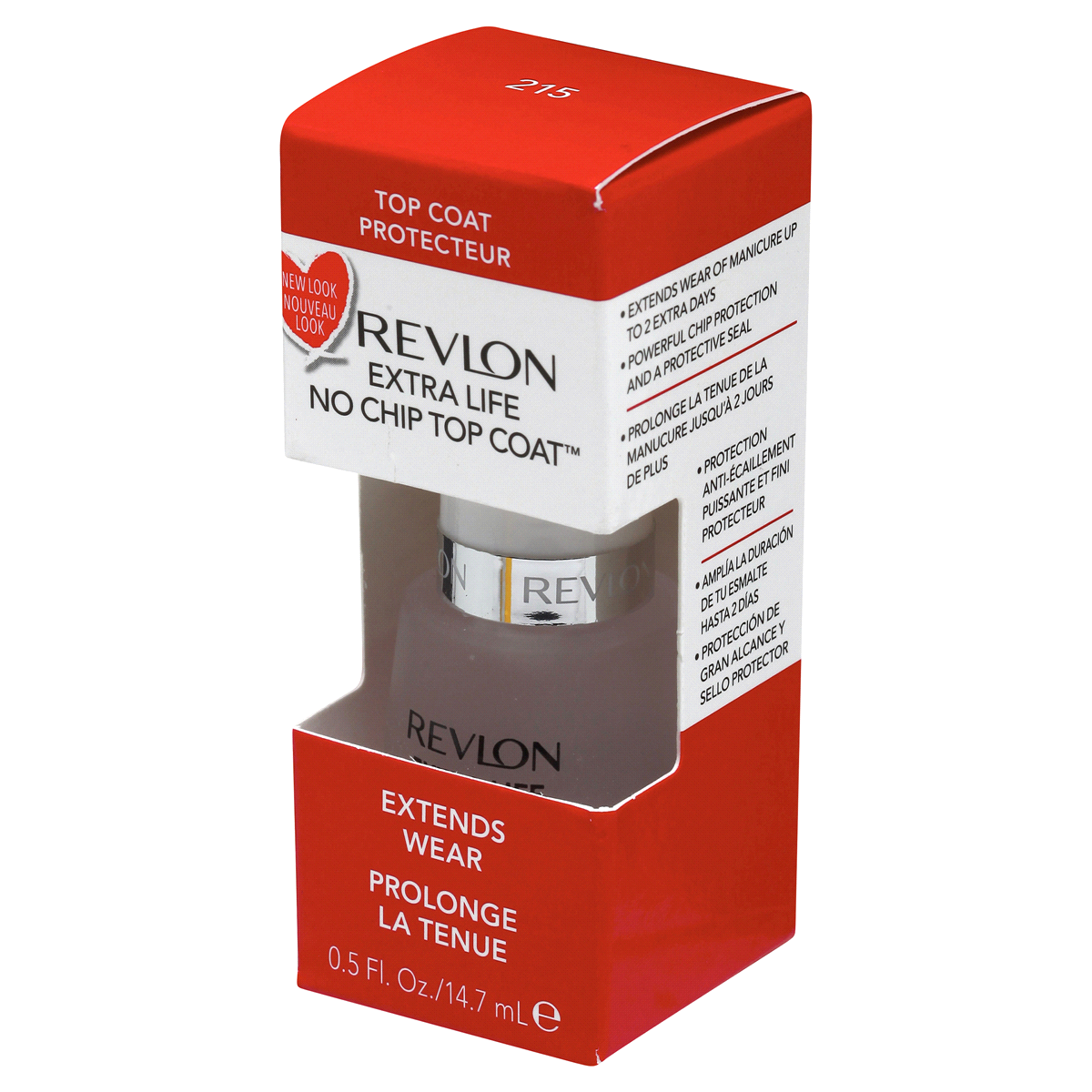 slide 4 of 7, Revlon Extra Life Top Coat, 0.5 oz