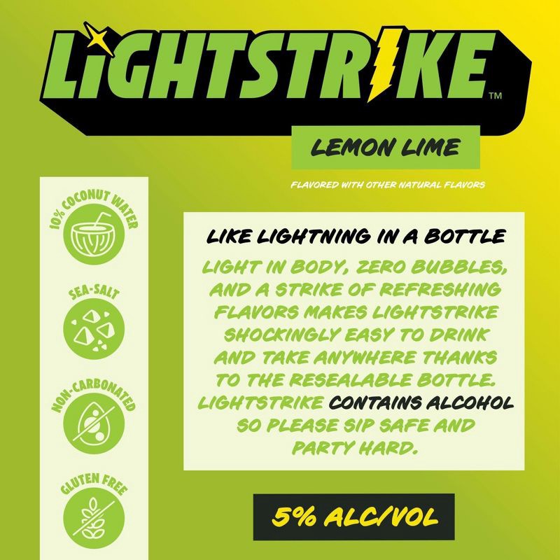 slide 4 of 11, New Belgium Lightstrike Hard Refresher Lemon Lime - 4pk/16.9 fl oz Bottles, 4 ct, 16.9 fl oz