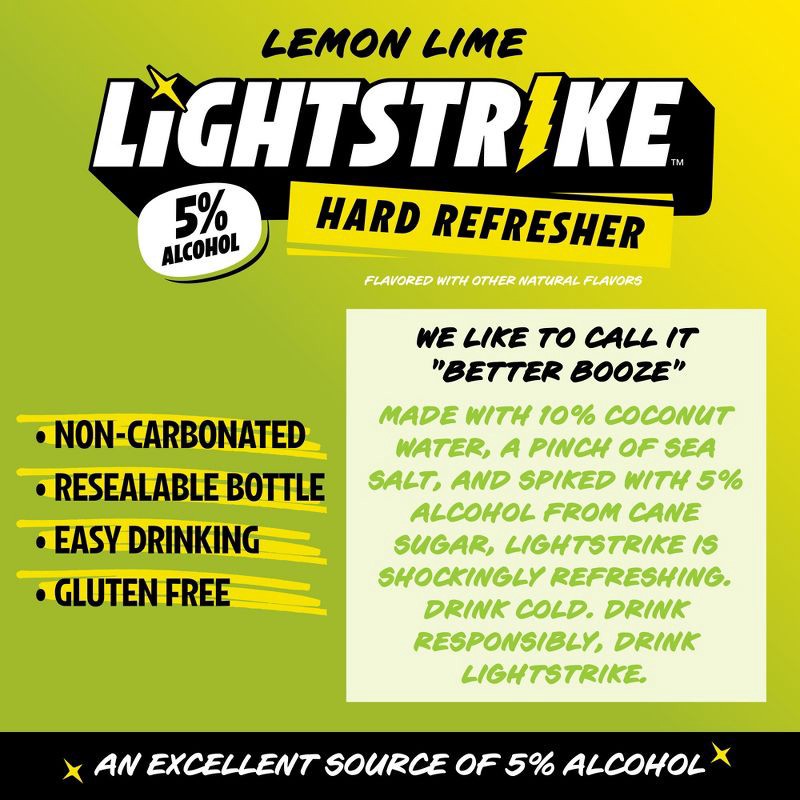 slide 4 of 12, New Belgium Lightstrike Hard Refresher Lemon Lime - 4pk/16.9 fl oz Bottles, 4 ct, 16.9 fl oz