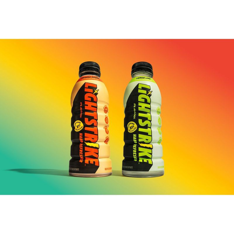 slide 8 of 11, New Belgium Lightstrike Hard Refresher Lemon Lime - 4pk/16.9 fl oz Bottles, 4 ct, 16.9 fl oz