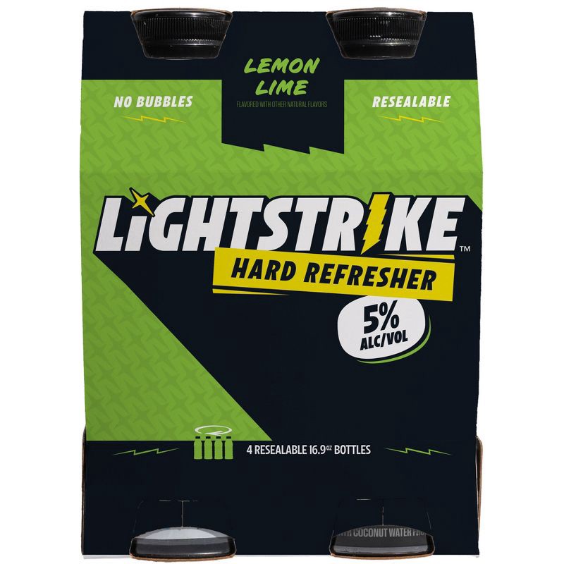 slide 11 of 12, New Belgium Lightstrike Hard Refresher Lemon Lime - 4pk/16.9 fl oz Bottles, 4 ct, 16.9 fl oz