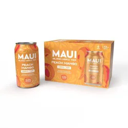 Maui Brewing Co. Maui Island Hard Tea Peach Mango - 6pk/12 fl oz Cans