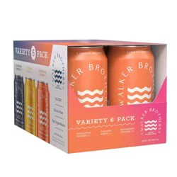 Walker Brothers Variety Hard Kombucha - 6pk/12 fl oz Cans