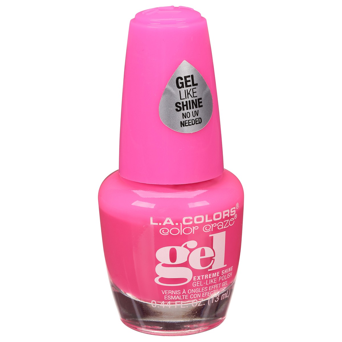 slide 2 of 10, L.A. Colors Color Craze CNP749 Flashy Gel Extreme Shine Nail Polish 0.44 fl oz, 0.44 fl oz