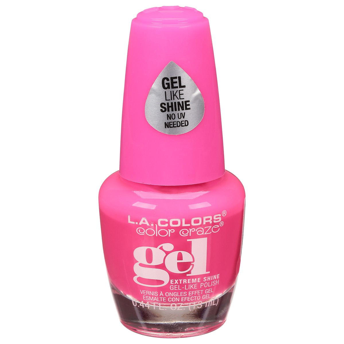 slide 1 of 10, L.A. Colors Color Craze CNP749 Flashy Gel Extreme Shine Nail Polish 0.44 fl oz, 0.44 fl oz