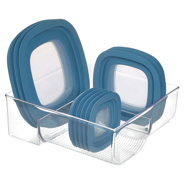 slide 1 of 1, InterDesign Clear Kitchen Binz Lid Organizer, 1 ct