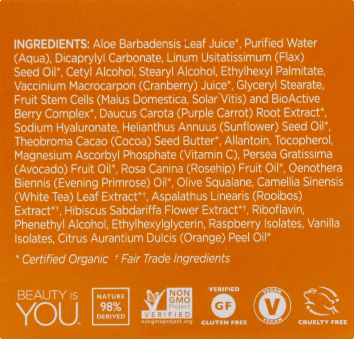 slide 7 of 7, Andalou Naturals Purple Carrot + C Luminous Night Cream, 1.7 oz