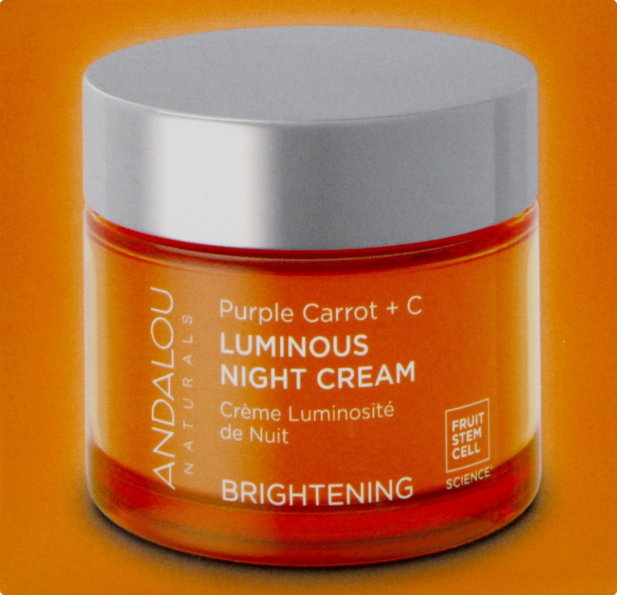 slide 4 of 7, Andalou Naturals Purple Carrot + C Luminous Night Cream, 1.7 oz