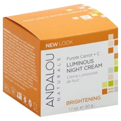 Andalou Naturals Purple Carrot + C Luminous Night Cream