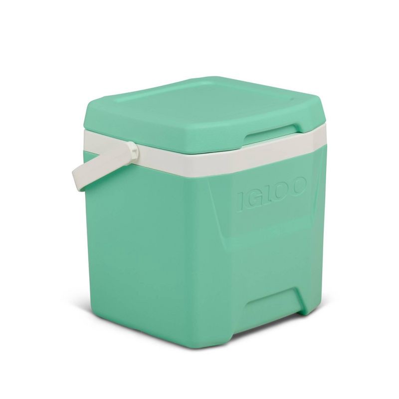 slide 7 of 11, Igloo 18 Cans/12qt Hard-Sided Coolers - Mint: Odor & Stain Resistant, Easy One-Hand Opening, 18 cans, 12 qt