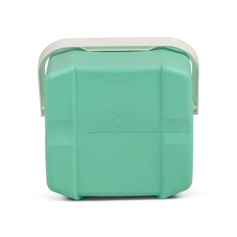 slide 11 of 11, Igloo 18 Cans/12qt Hard-Sided Coolers - Mint: Odor & Stain Resistant, Easy One-Hand Opening, 18 cans, 12 qt