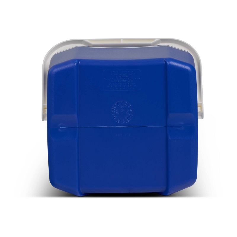 slide 11 of 11, Igloo 18 Cans/12qt Hard-Sided Coolers - Majestic Blue: Polyethylene, Odor & Stain Resistant, 18 cans, 12 qt