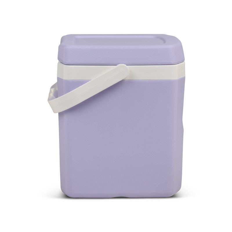 slide 6 of 11, Igloo 18 Cans/12qt Hard-Sided Coolers - Lilac Breeze: Odor & Stain-Resistant Polyethylene, 18 cans, 12 qt