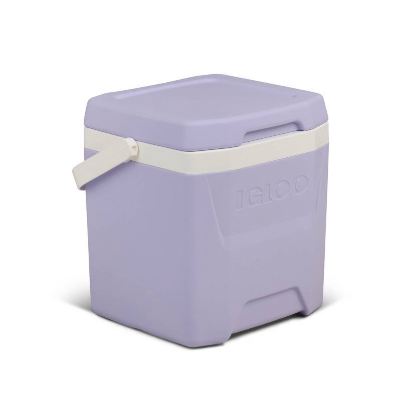 slide 7 of 11, Igloo 18 Cans/12qt Hard-Sided Coolers - Lilac Breeze: Odor & Stain-Resistant Polyethylene, 18 cans, 12 qt