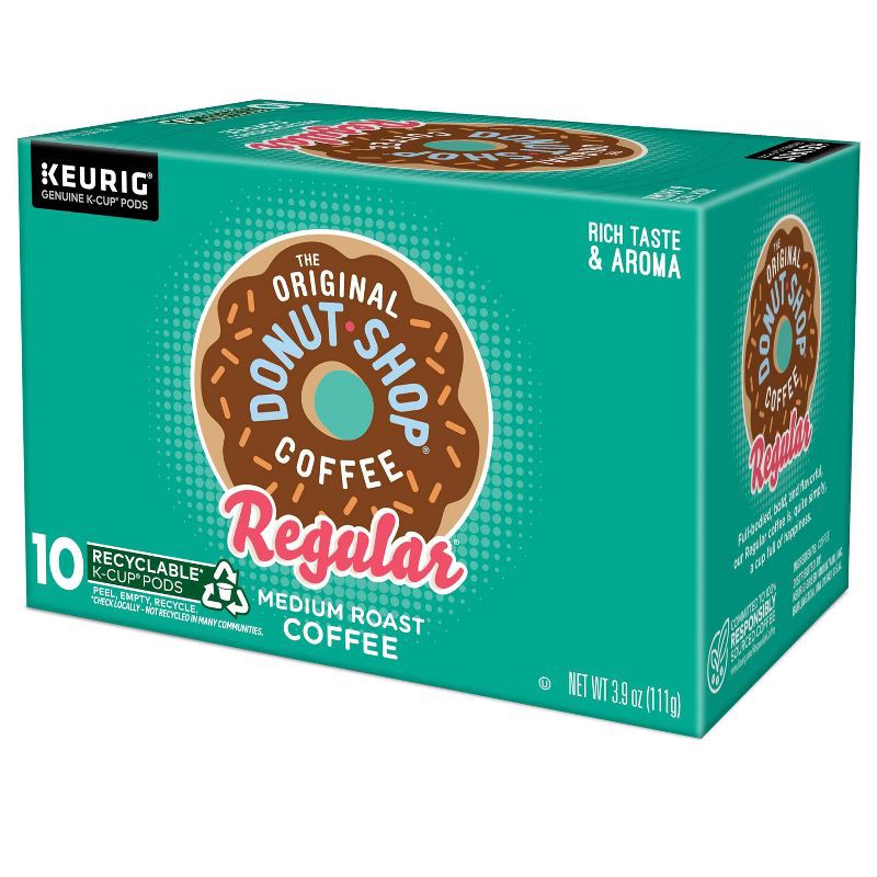 slide 16 of 17, The Original Donut Shop Regular Medium Roast Keurig K-Cup Coffee Pods - 10ct, 10 ct
