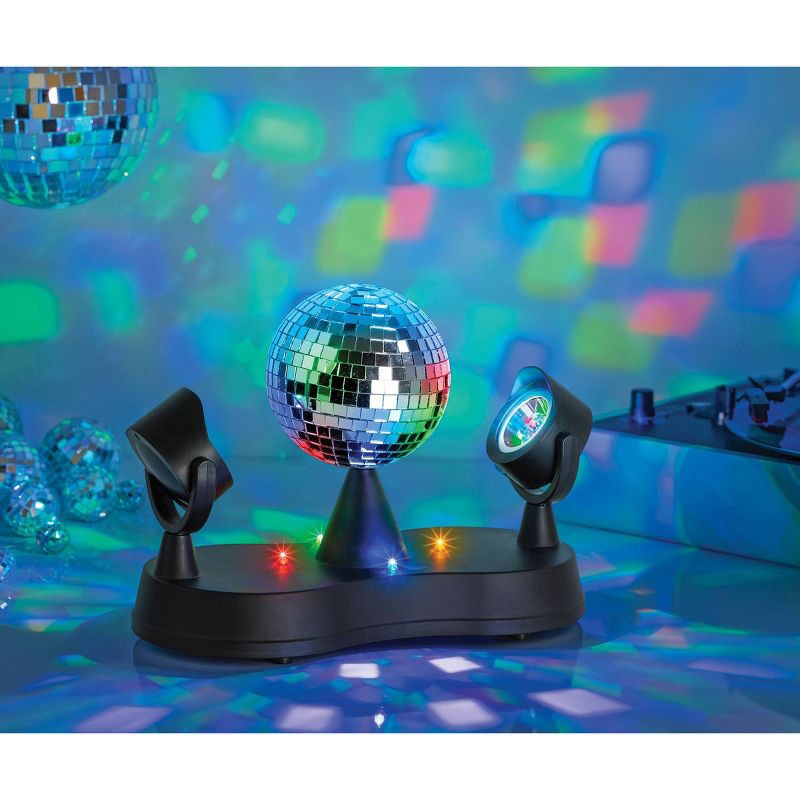 slide 2 of 3, West & Arrow Rotating Disco Ball Party Projector USB Powered, 1 ct