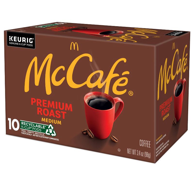 slide 12 of 13, McCafe Premium Medium Roast Keurig K-Cup Coffee Pods - 10ct, 10 ct