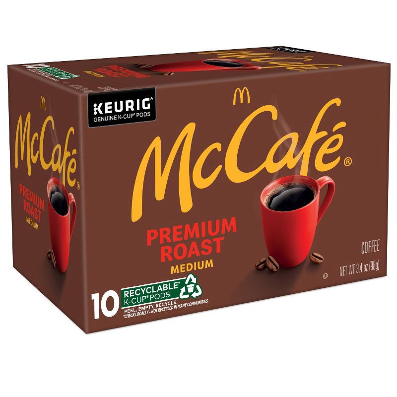 slide 11 of 13, McCafe Premium Medium Roast Keurig K-Cup Coffee Pods - 10ct, 10 ct