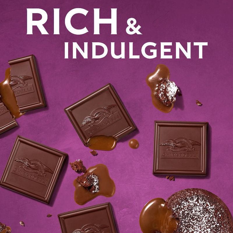 slide 4 of 6, Ghirardelli Dark Chocolate Candy SQUARES with Lava Cake Filling - 5.3oz, 5.3 oz