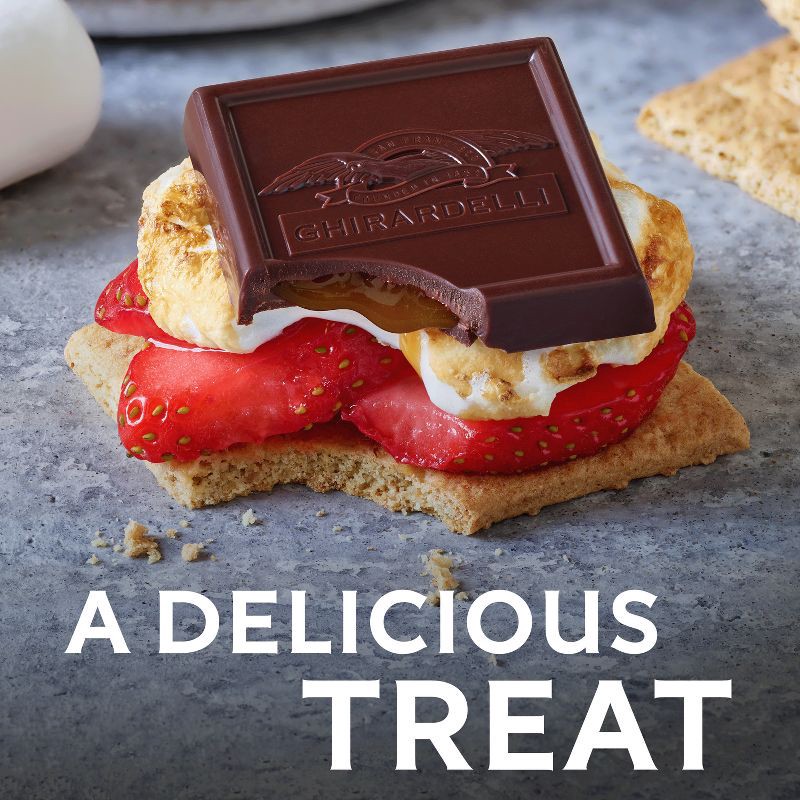 slide 6 of 6, Ghirardelli Dark Chocolate Candy SQUARES with Lava Cake Filling - 5.3oz, 5.3 oz