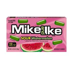 Mike and Ike Sour Watermelon Theater Box Candy - 4.25oz