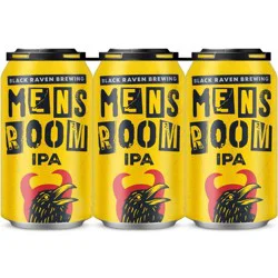 Black Raven Brewing Co. Black Raven Mens Room IPA Beer - 6pk/12 fl oz Cans