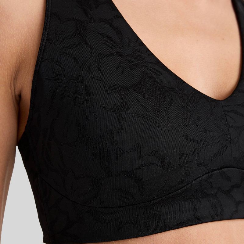 slide 5 of 7, Jockey Generation™ Soft Touch Lace Bralette - Black XXL: Wireless, Removable Cups, Adjustable Straps, Medium Coverage, 1 ct