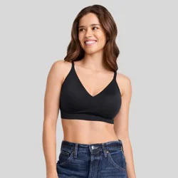 Jockey Generation™ Seamfree® Light Lift Bralette - Black XXL: Wireless, Medium Coverage, Adjustable Straps