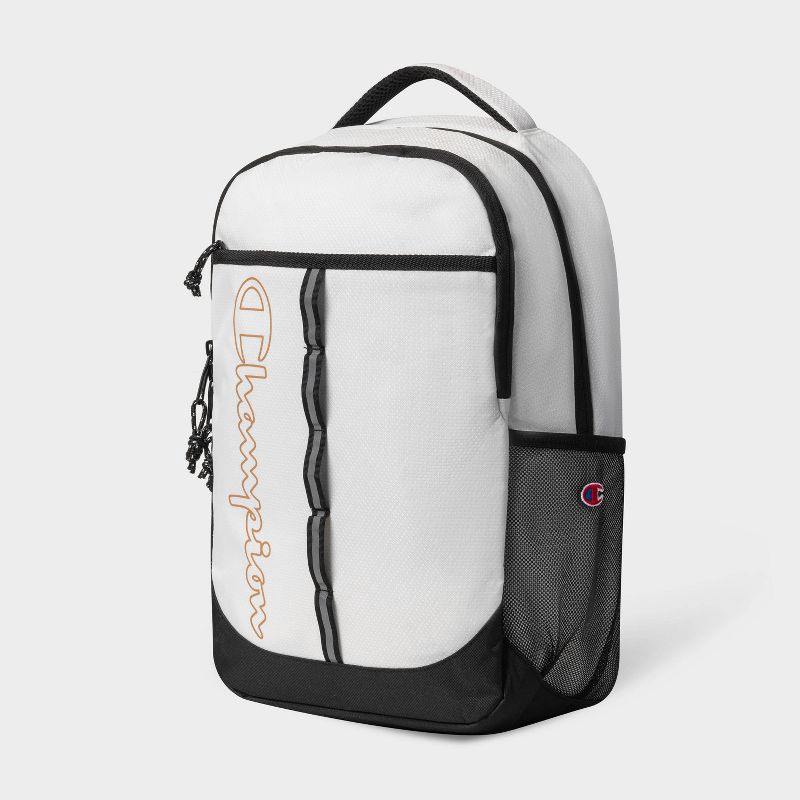 slide 2 of 5, Champion Center Backpack - White, 1 ct