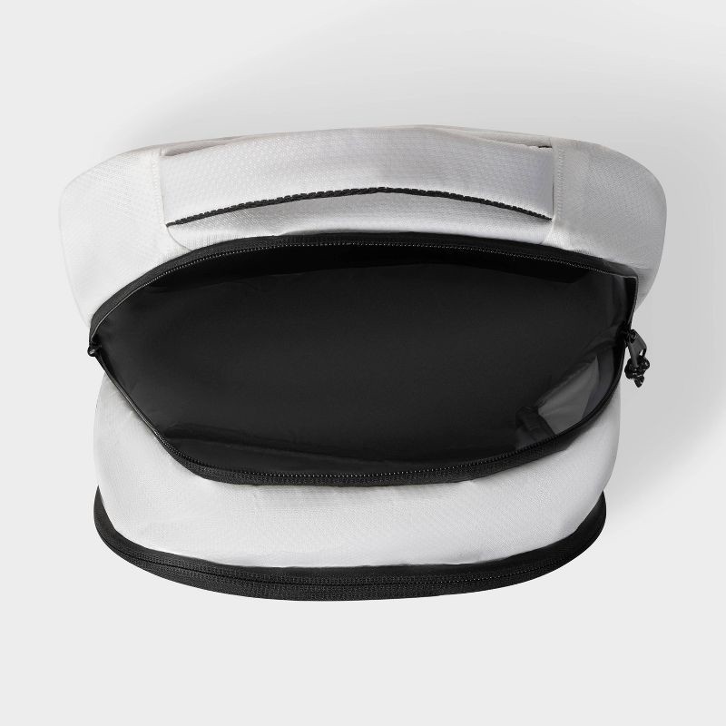 slide 5 of 5, Champion Center Backpack - White, 1 ct