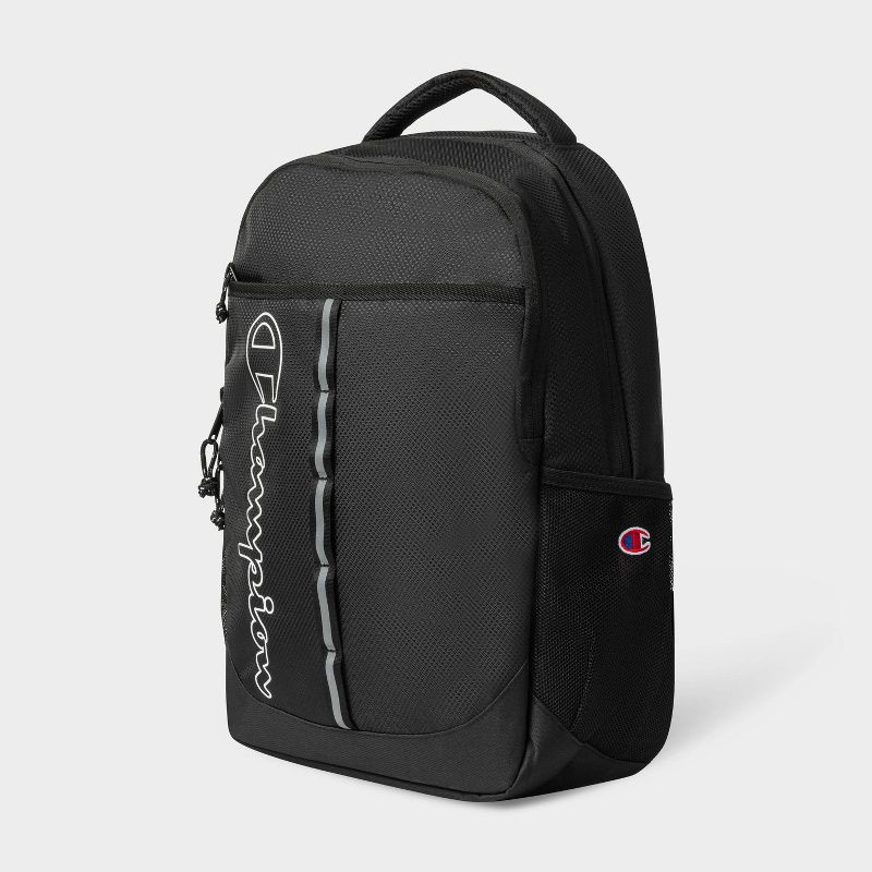 slide 2 of 5, Champion Center Backpack - Black, 1 ct