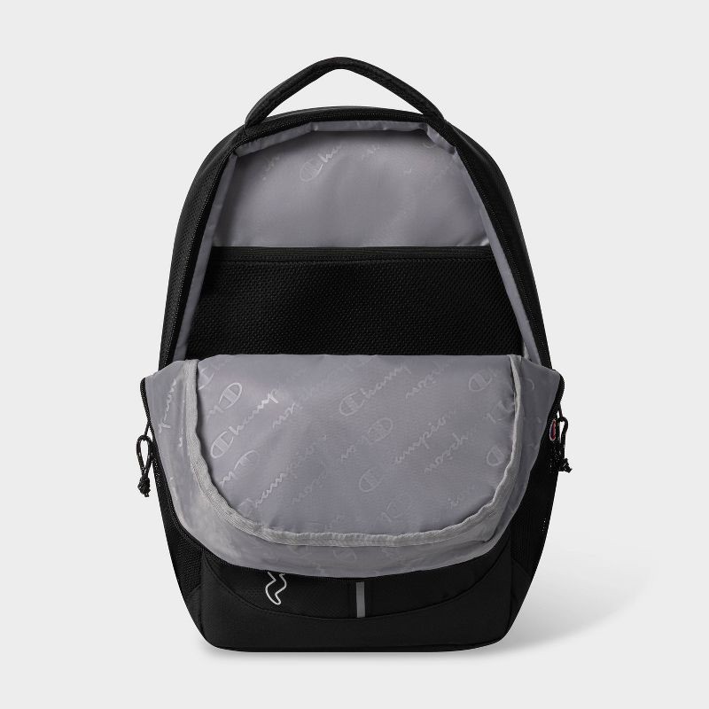 slide 4 of 5, Champion Center Backpack - Black, 1 ct