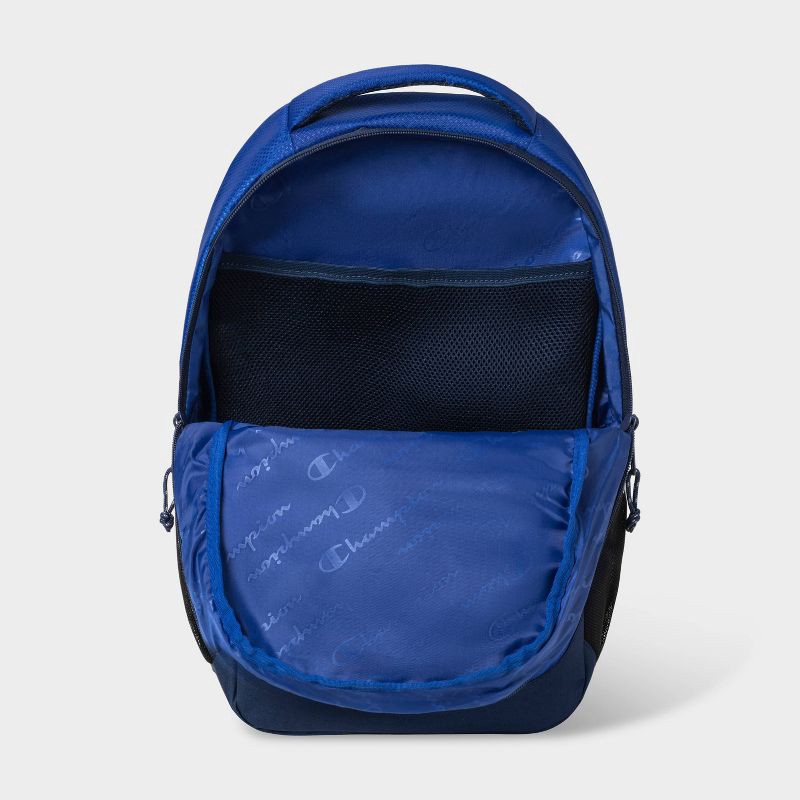 slide 4 of 5, Champion Center Backpack - Blue Combo, 1 ct