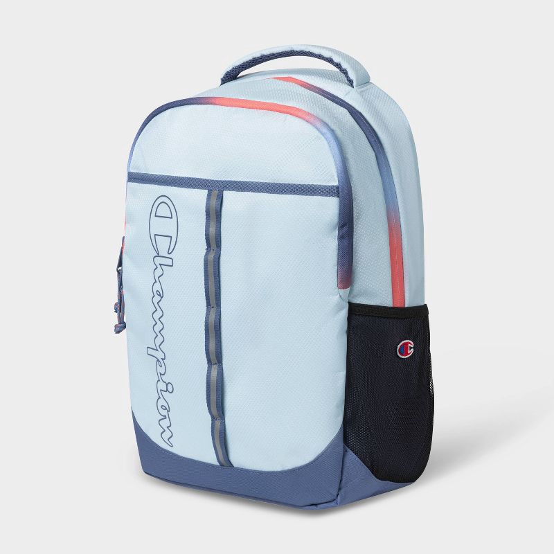 slide 2 of 5, Champion Center Backpack - Light Blue, 1 ct