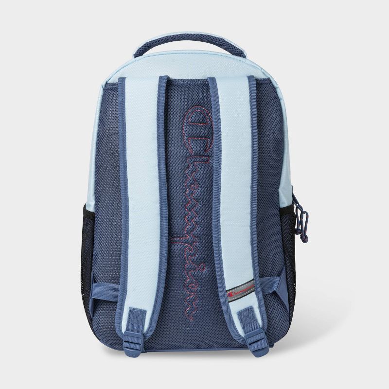 slide 3 of 5, Champion Center Backpack - Light Blue, 1 ct
