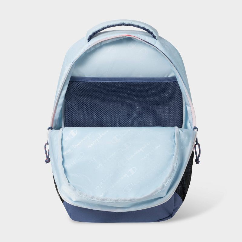 slide 4 of 5, Champion Center Backpack - Light Blue, 1 ct