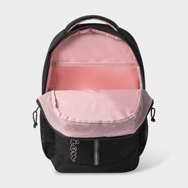 slide 4 of 5, Champion Center Backpack - Black/Pink, 1 ct